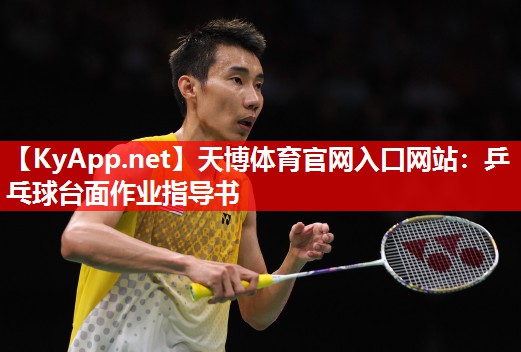 乒乓球台面作业指导书 乒乓球台面作业指导书